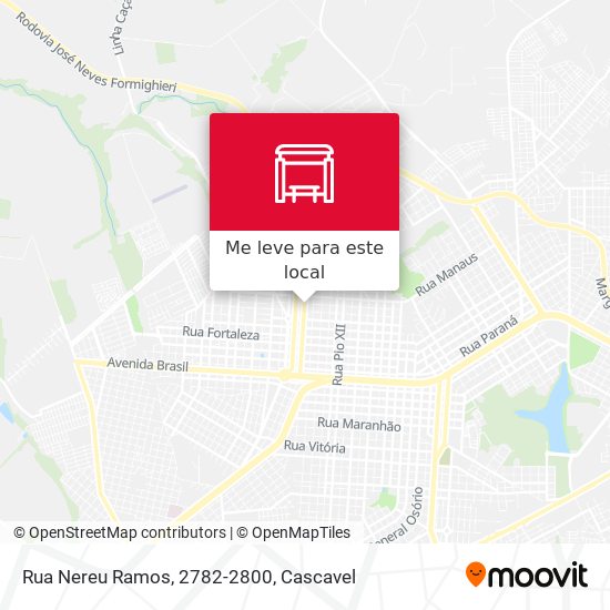 Rua Nereu Ramos, 2782-2800 mapa