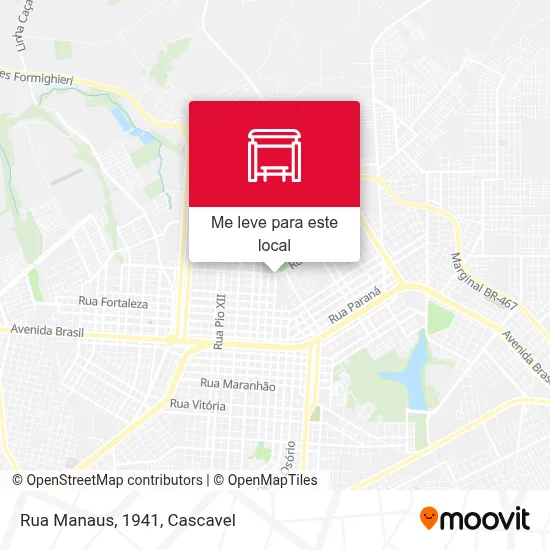 Rua Manaus, 1941 mapa