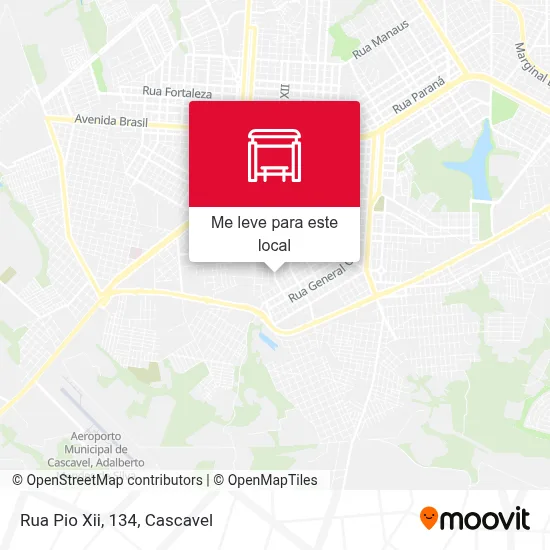 Rua Pio Xii, 134 mapa