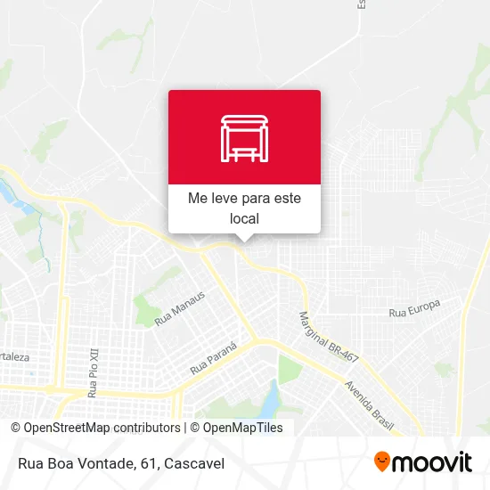 Rua Boa Vontade, 61 mapa