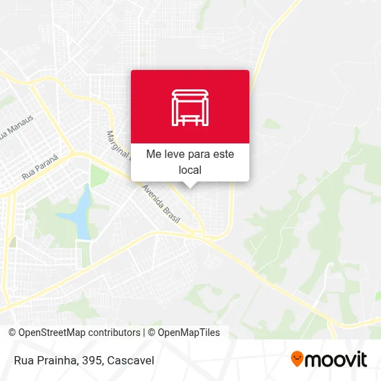 Rua Prainha, 395 mapa