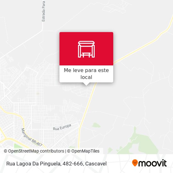 Rua Lagoa Da Pinguela, 482-666 mapa