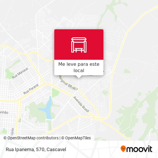 Rua Ipanema, 570 mapa