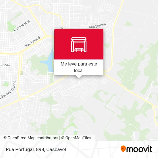 Rua Portugal, 898 mapa