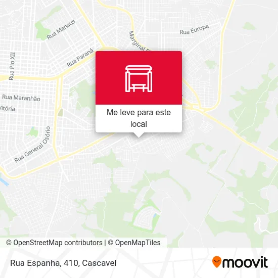 Rua Espanha, 410 mapa