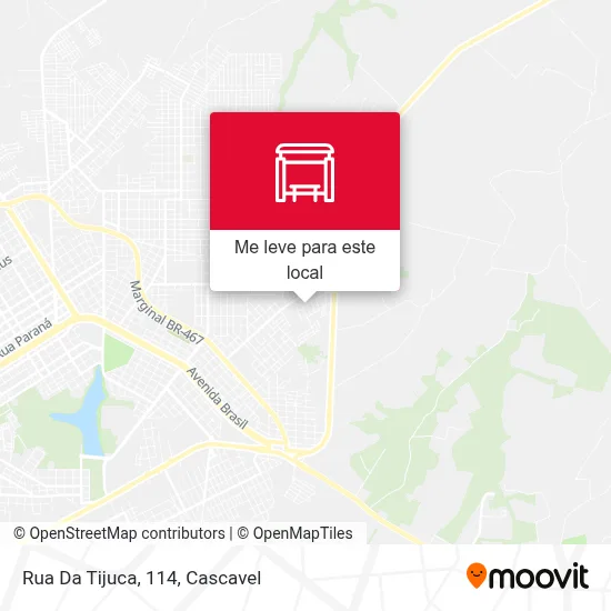 Rua Da Tijuca, 114 mapa
