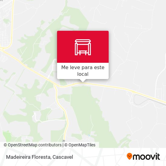 Madeireira Floresta mapa