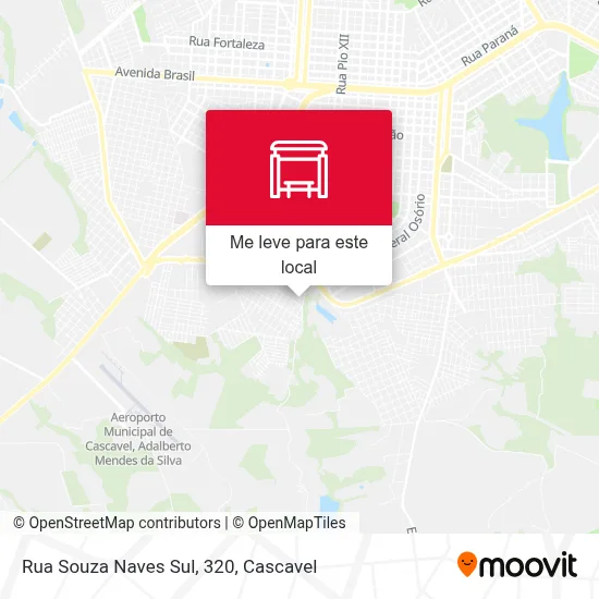 Rua Souza Naves Sul, 320 mapa