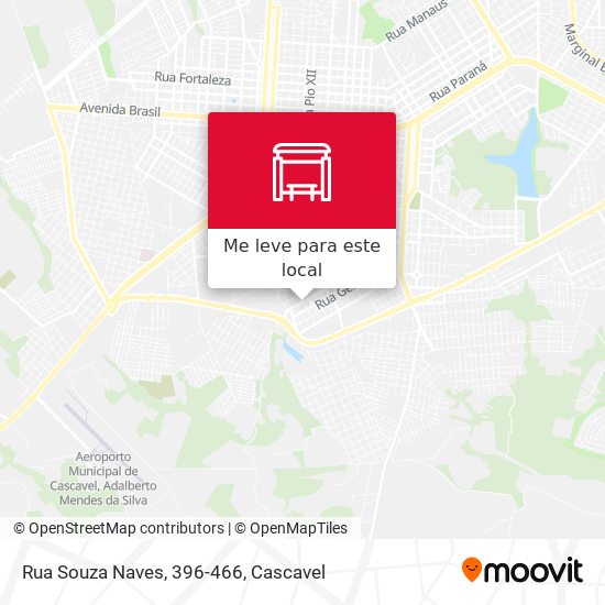 Rua Souza Naves, 396-466 mapa