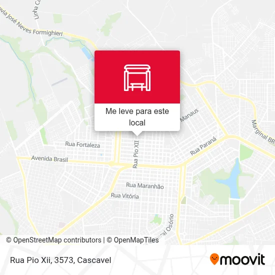 Rua Pio Xii, 3573 mapa