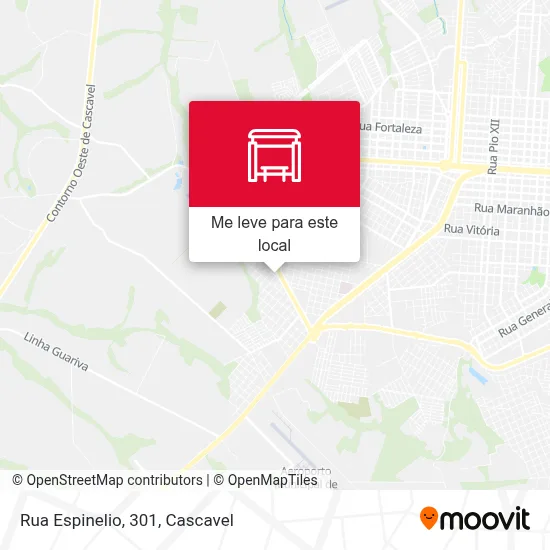 Rua Espinelio, 301 mapa