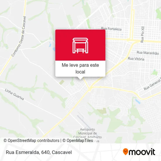 Rua Esmeralda, 640 mapa