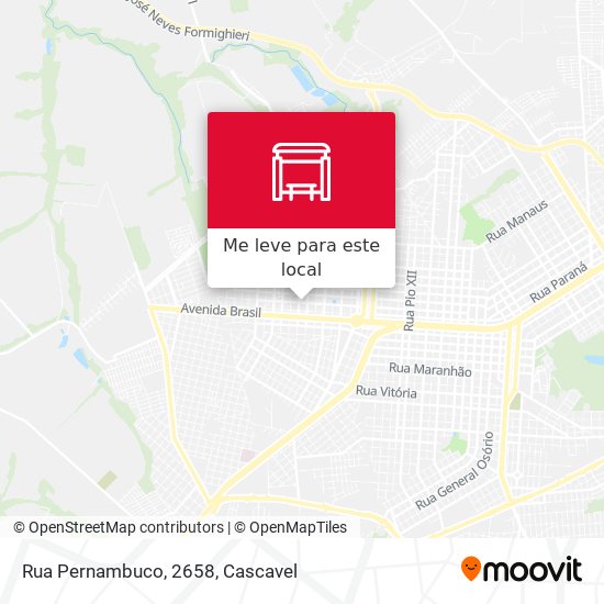 Rua Pernambuco, 2658 mapa