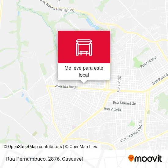Rua Pernambuco, 2876 mapa