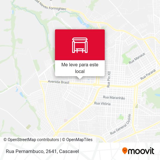 Rua Pernambuco, 2641 mapa