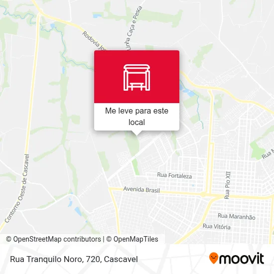 Rua Tranquilo Noro, 720 mapa