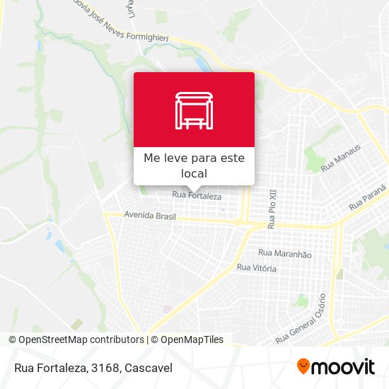 Rua Fortaleza, 3168 mapa