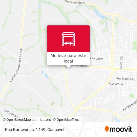 Rua Barawanas, 1449 mapa