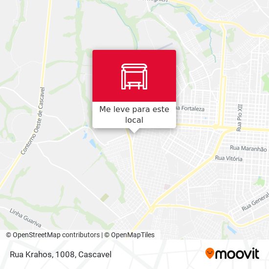Rua Krahos, 1008 mapa
