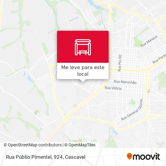 Rua Públio Pímentel, 924 mapa