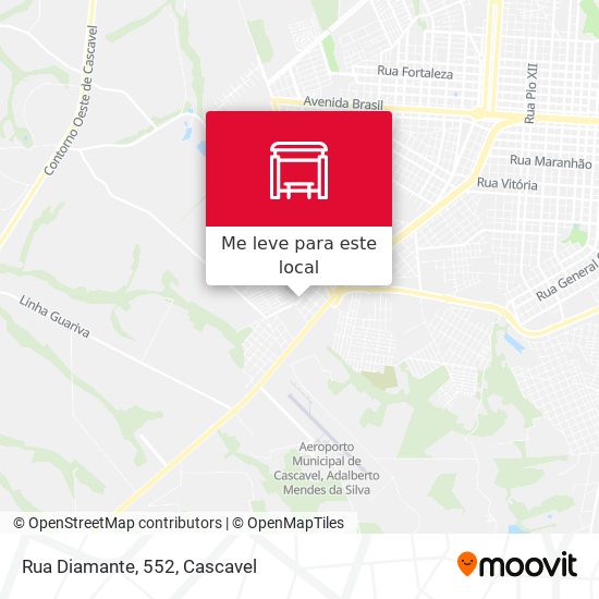 Rua Diamante, 552 mapa