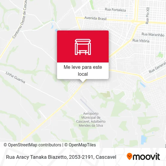 Rua Aracy Tanaka Biazetto, 2053-2191 mapa