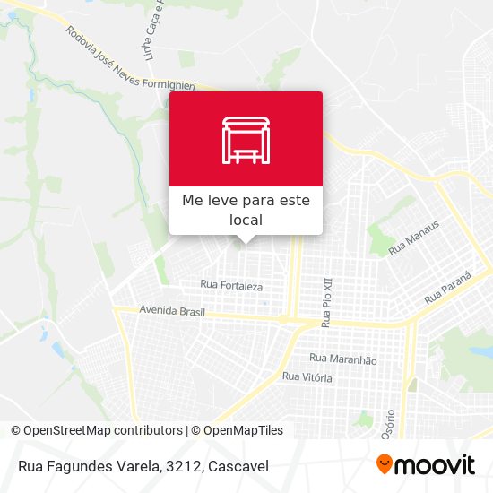 Rua Fagundes Varela, 3212 mapa