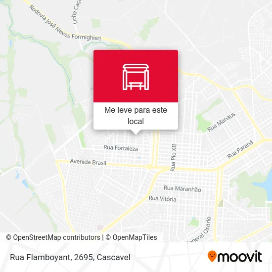 Rua Flamboyant, 2695 mapa