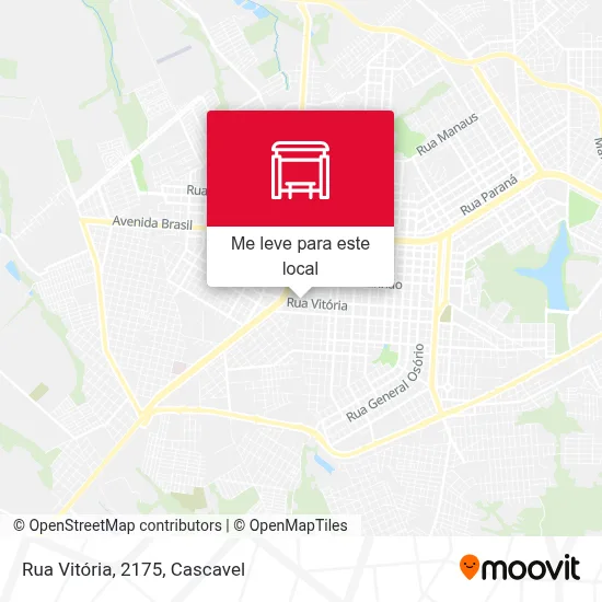 Rua Vitória, 2175 mapa