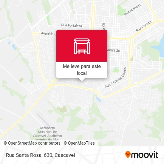 Rua Santa Rosa, 630 mapa
