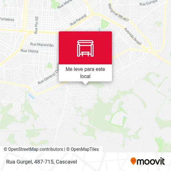 Rua Gurgel, 487-715 mapa