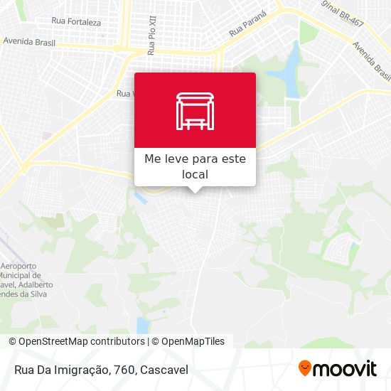 Rua Da Imigração, 760 mapa