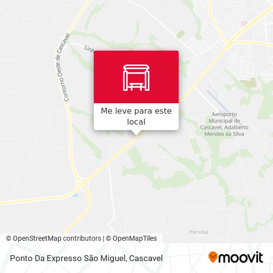 Ponto Da Expresso São Miguel mapa