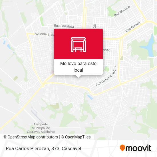 Rua Carlos Pierozan, 873 mapa