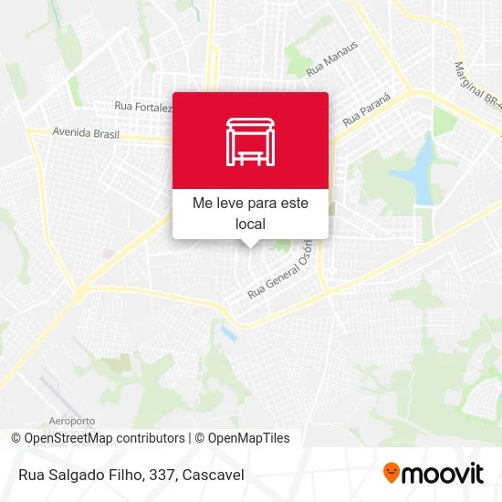 Rua Salgado Filho, 337 mapa