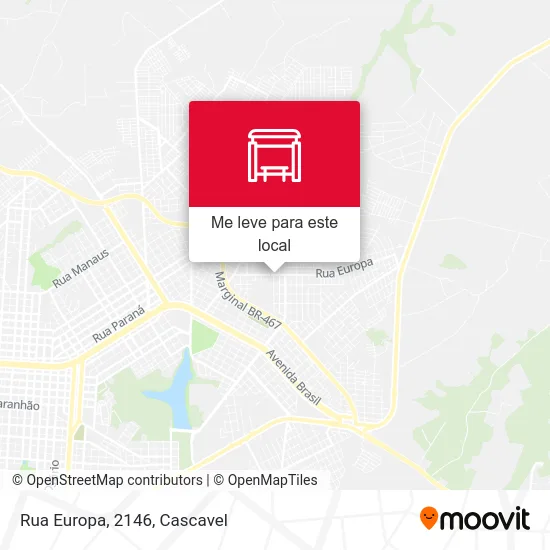 Rua Europa, 2146 mapa