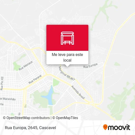 Rua Europa, 2645 mapa