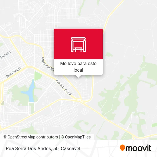 Rua Serra Dos Andes, 50 mapa