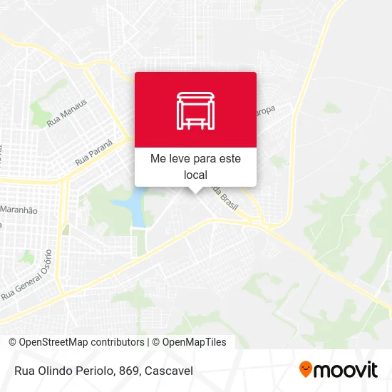 Rua Olindo Periolo, 869 mapa