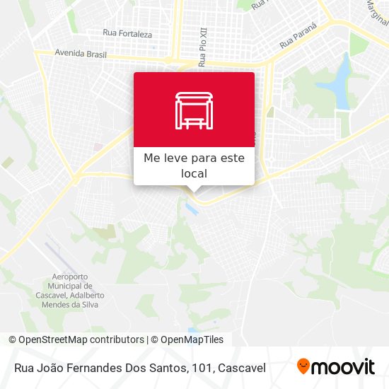 Rua João Fernandes Dos Santos, 101 mapa