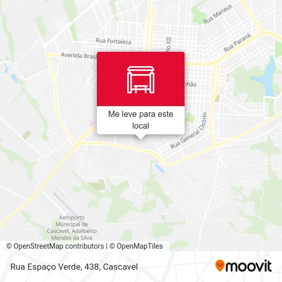 Rua Espaço Verde, 438 mapa