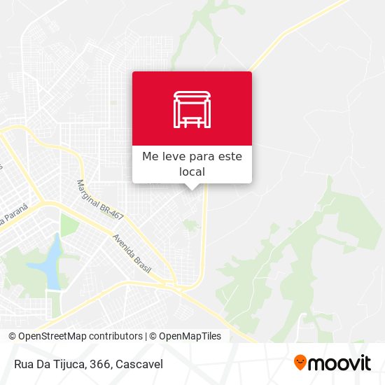 Rua Da Tijuca, 366 mapa