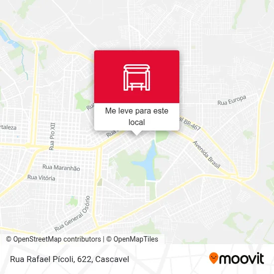 Rua Rafael Pícoli, 622 mapa