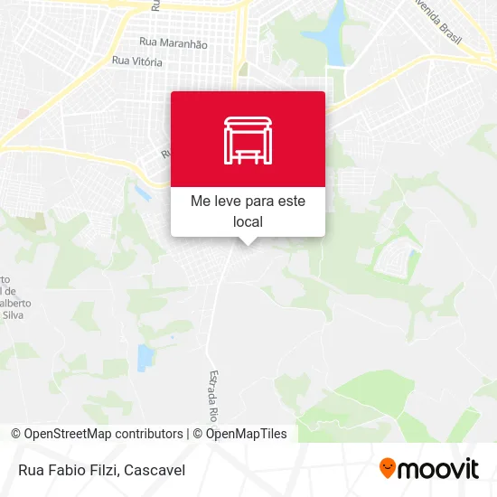 Rua Fabio Filzi mapa