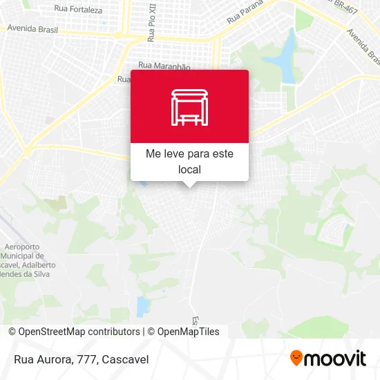 Rua Aurora, 777 mapa