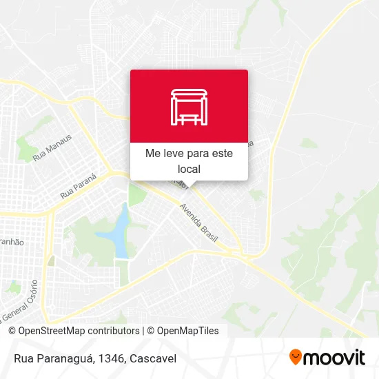 Rua Paranaguá, 1346 mapa