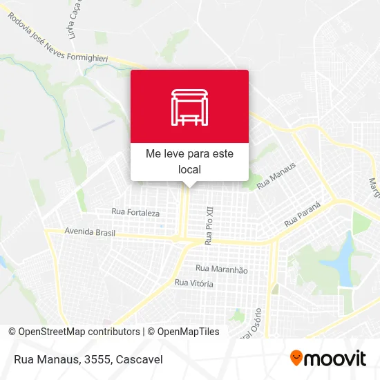 Rua Manaus, 3555 mapa