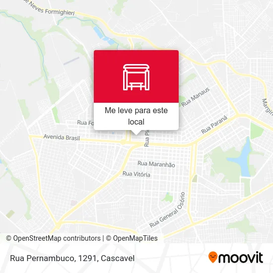 Rua Pernambuco, 1291 mapa