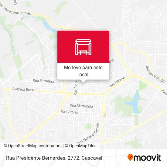 Rua Presidente Bernardes, 2772 mapa