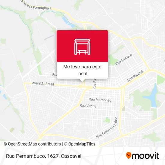Rua Pernambuco, 1627 mapa